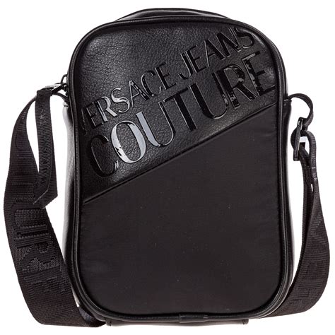 versace show the messenger bag|Versace shoulder bag men.